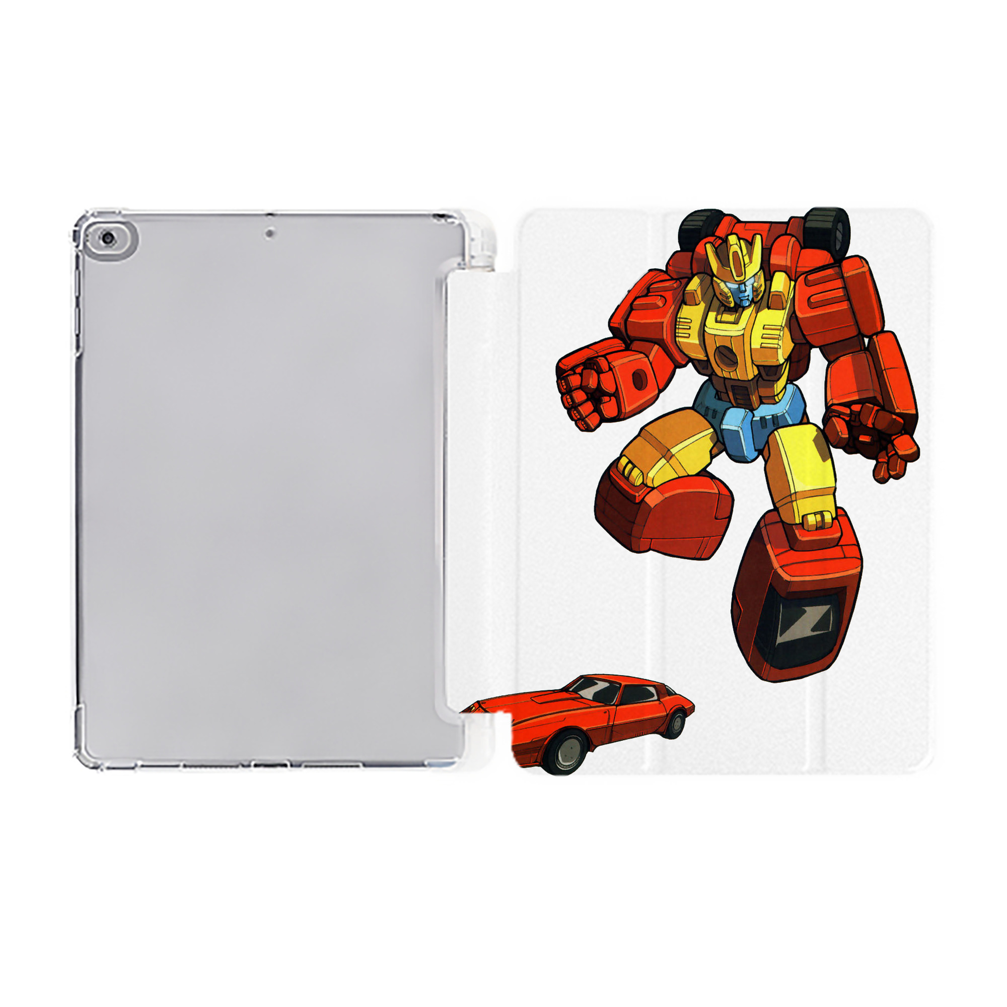 （画像用）  IPad ケース ペン収納付き 三つ折りスタンド PUレザー×シリコン 対応機種9.5/10.5/10.9インチ
